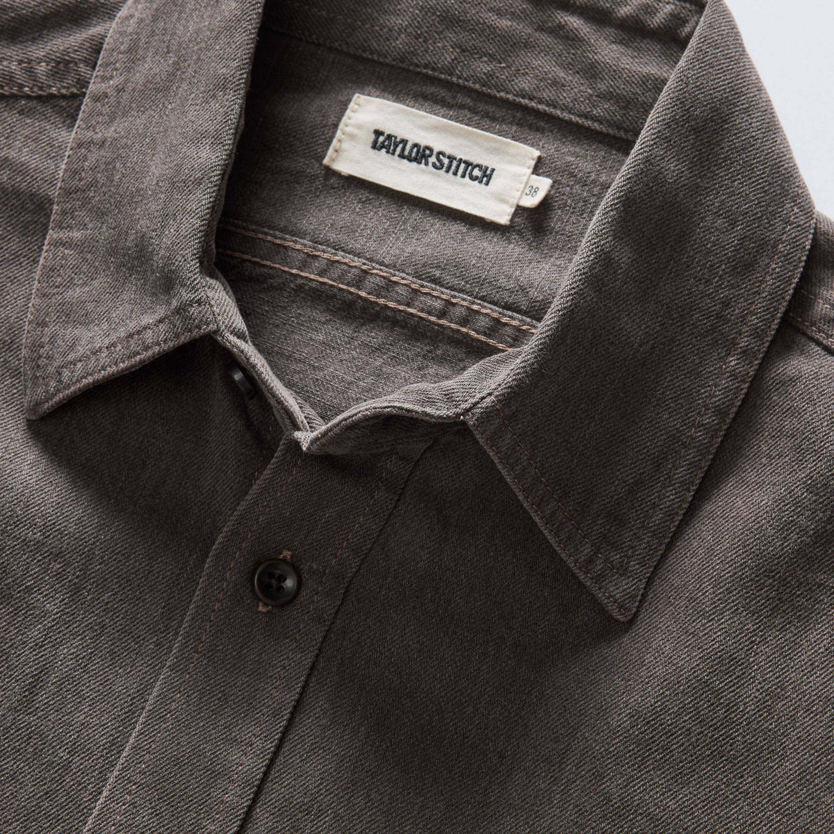 The Utility Shirt in Soil Selvedge Denim