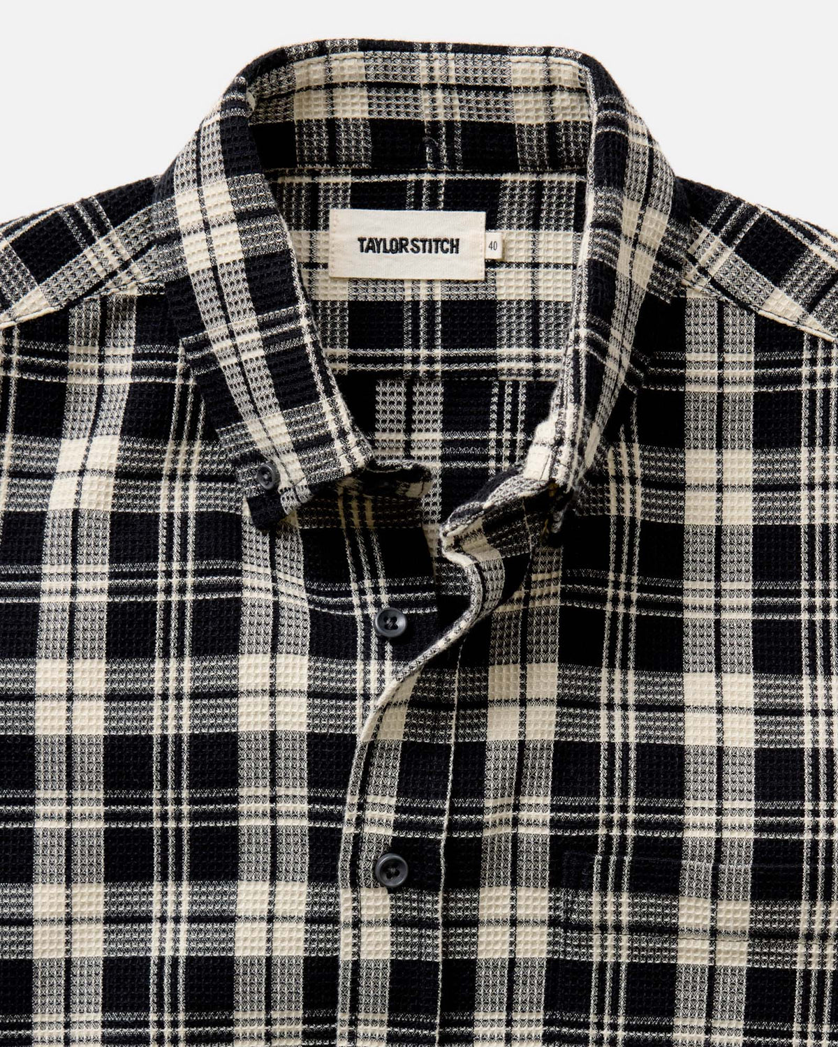 The Jack in Coal Plaid Waffle