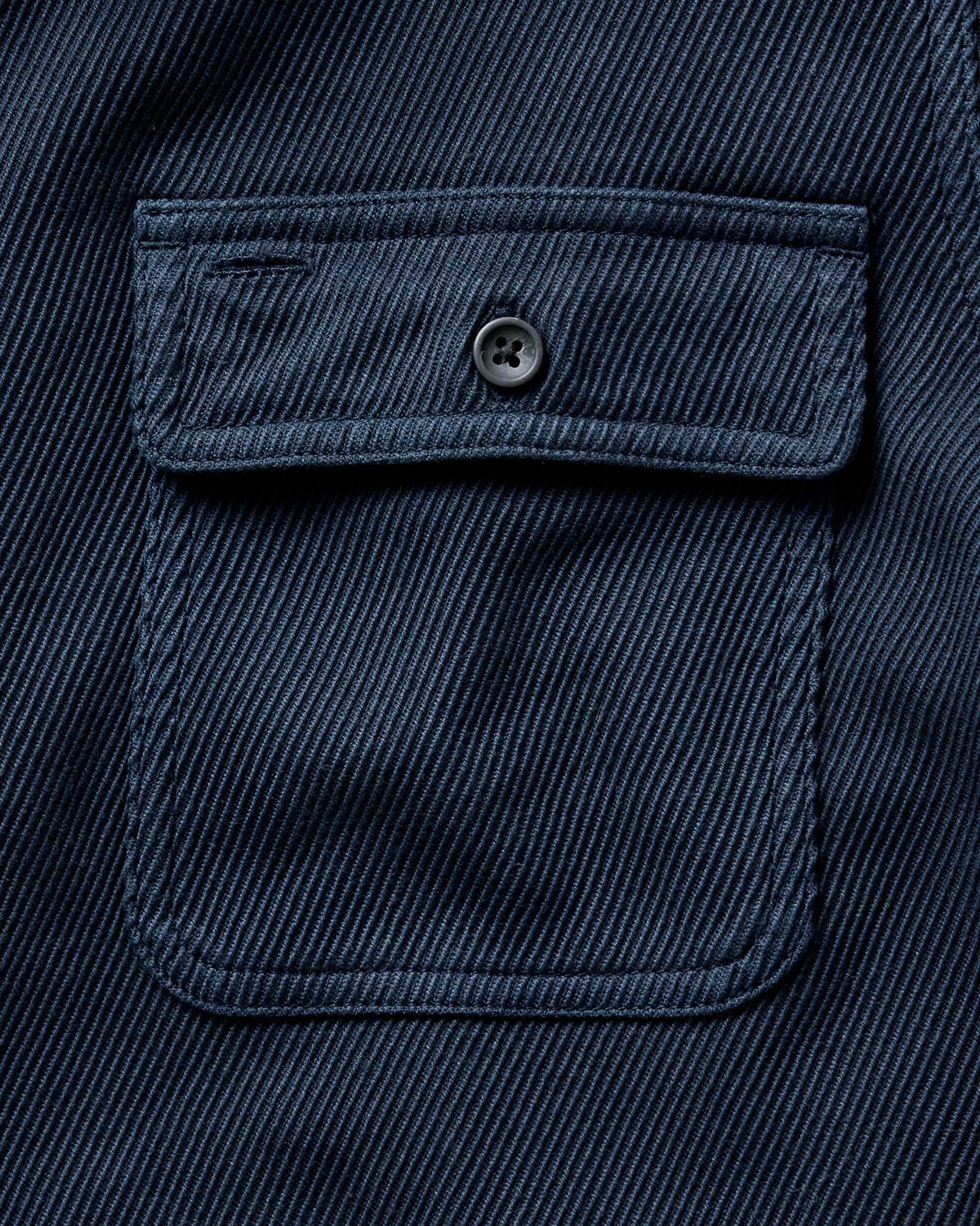The Ledge Shirt in Dark Navy Twill