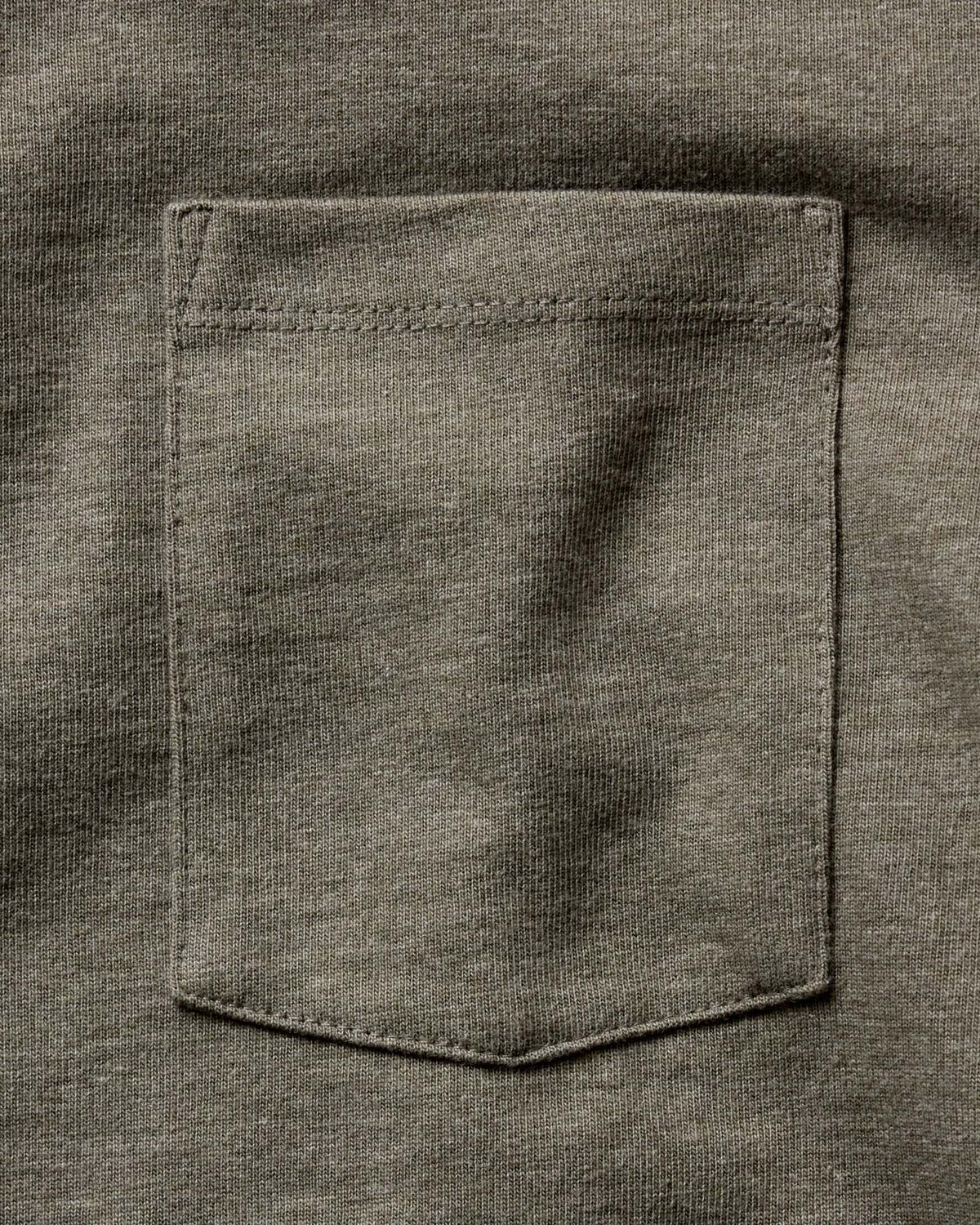 The Long Sleeve Shop Tee in Army Twist