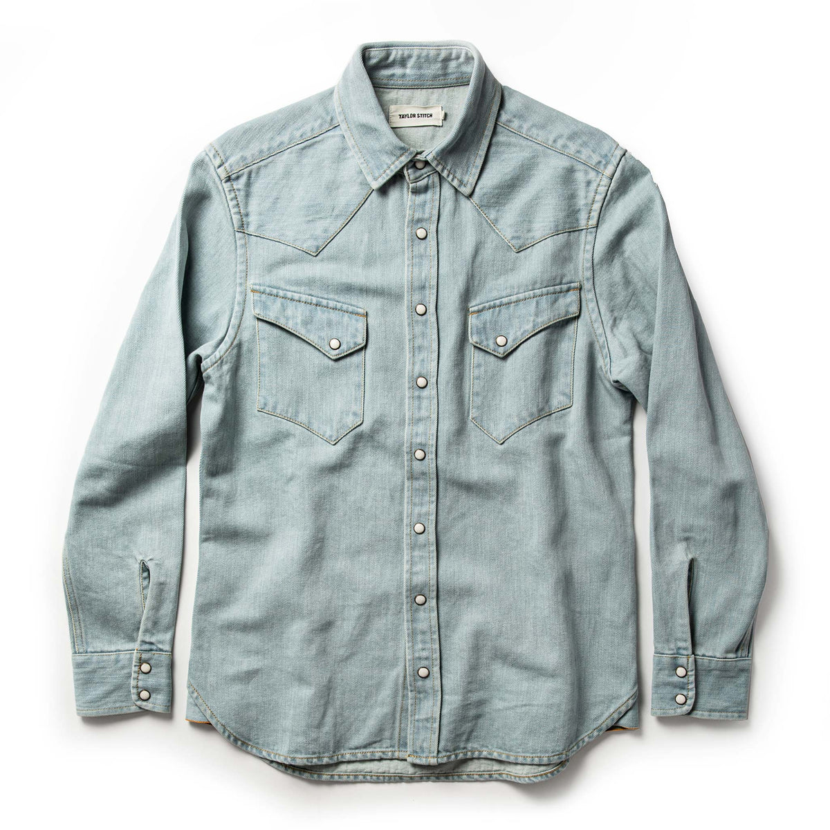 The Western Shirt in Washed Denim
