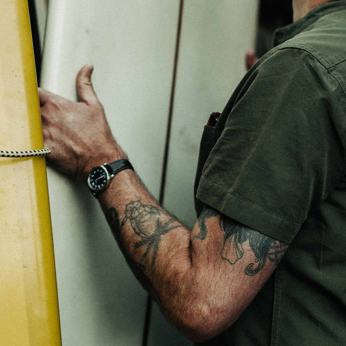 The Short Sleeve Bandit in Olive