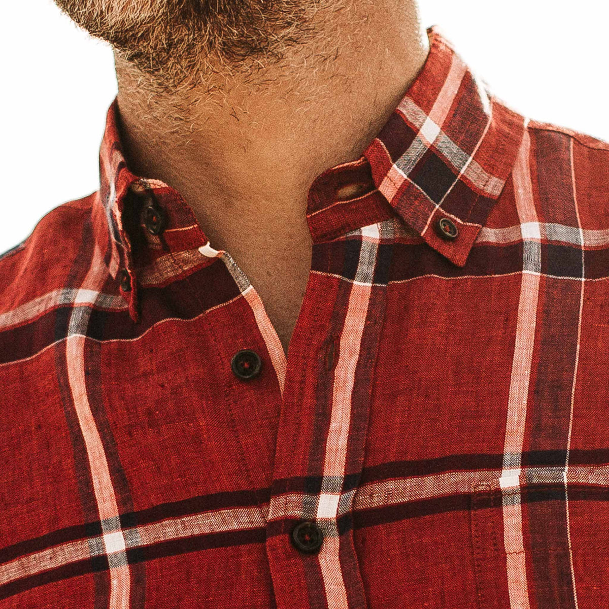 The Short Sleeve Jack in Crimson Plaid
