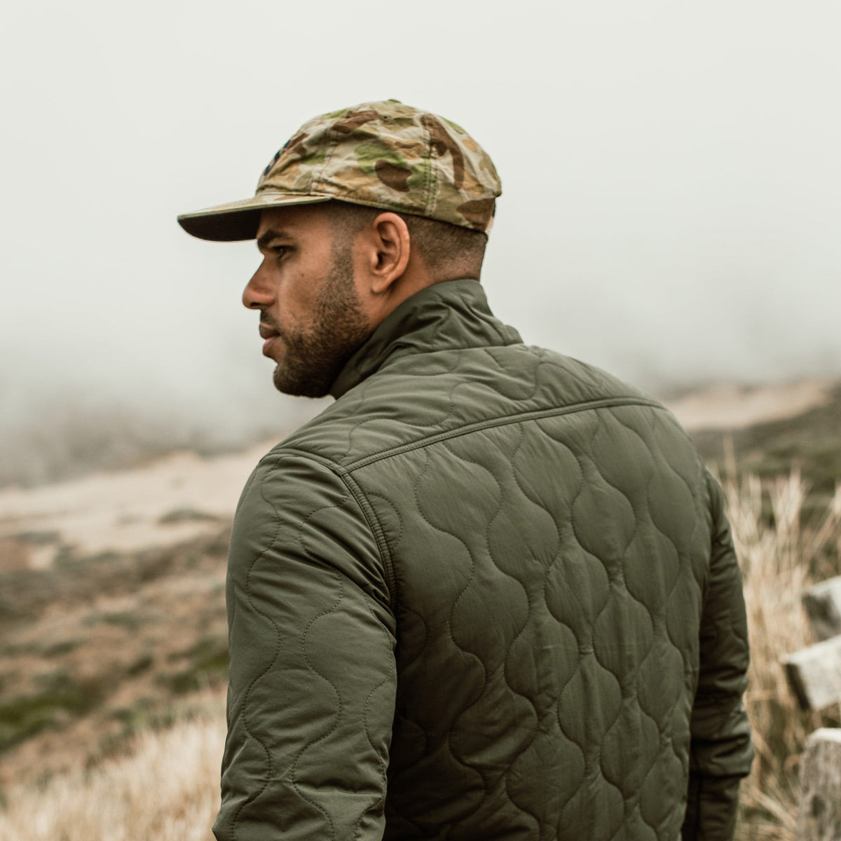 The Ball Cap in Arid Camo