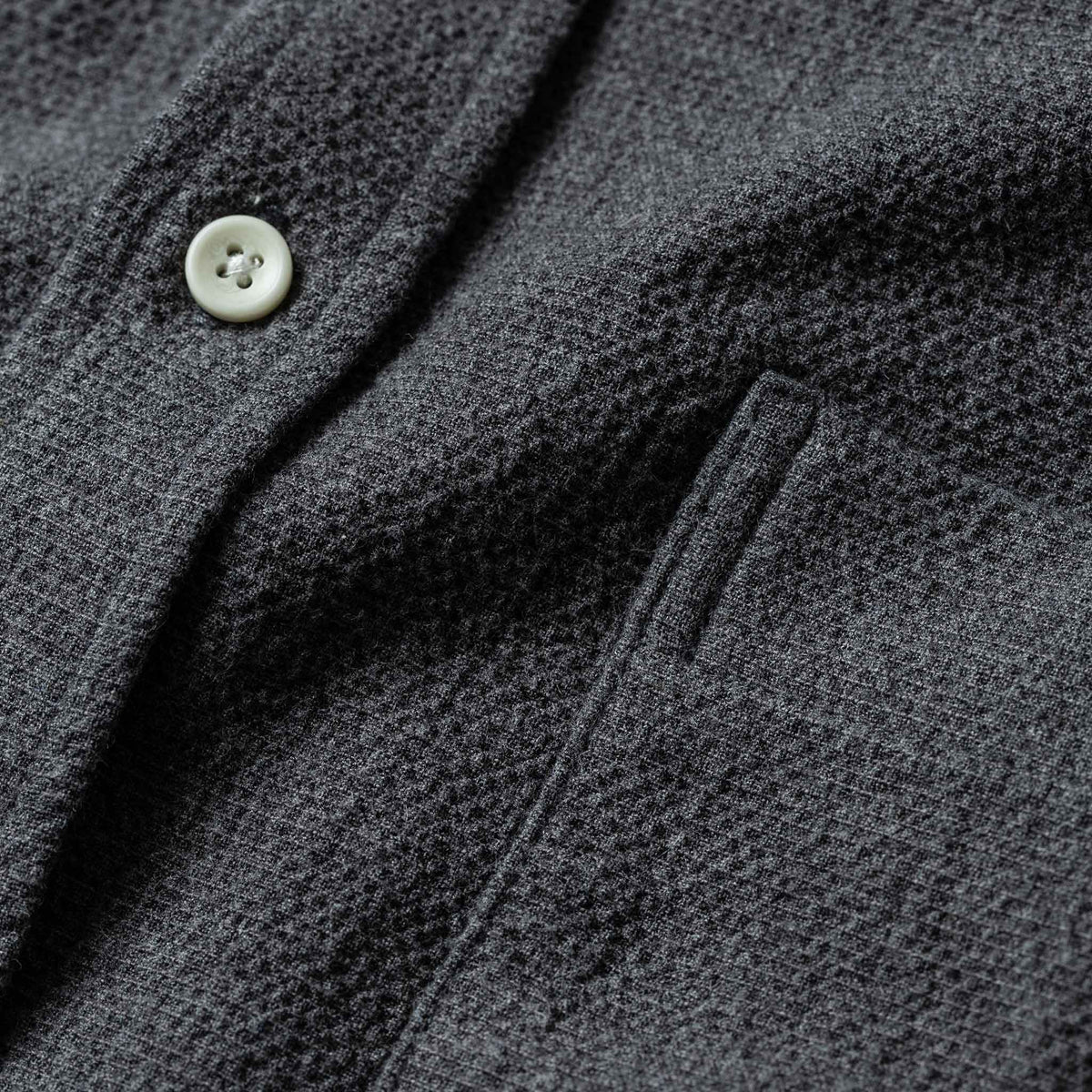 The Jack in Charcoal Double Cloth
