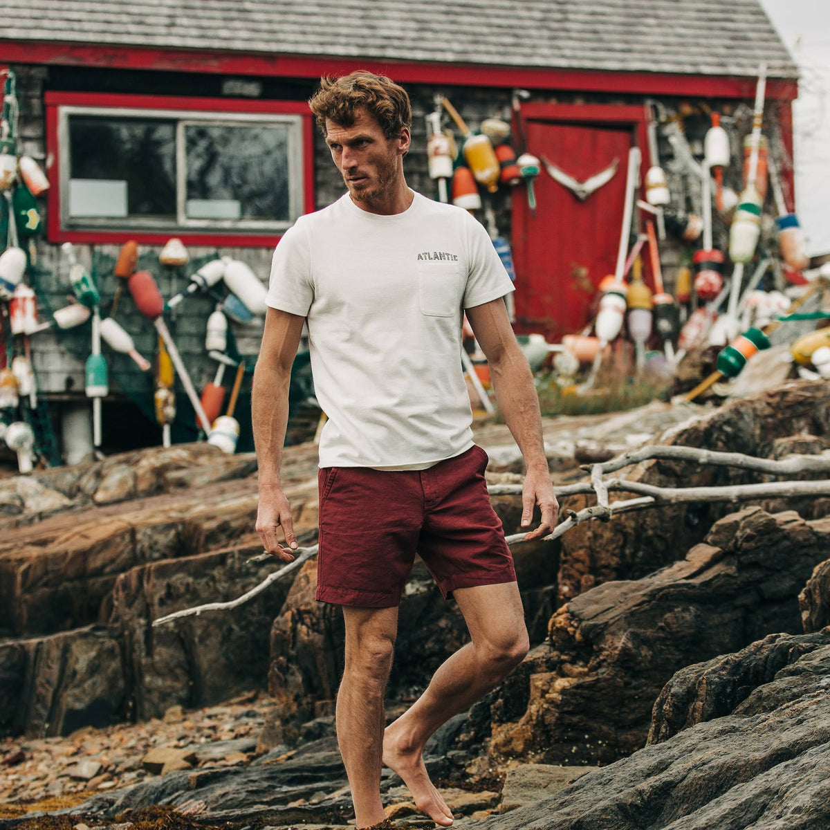 The Heavy Bag Tee in Atlantic
