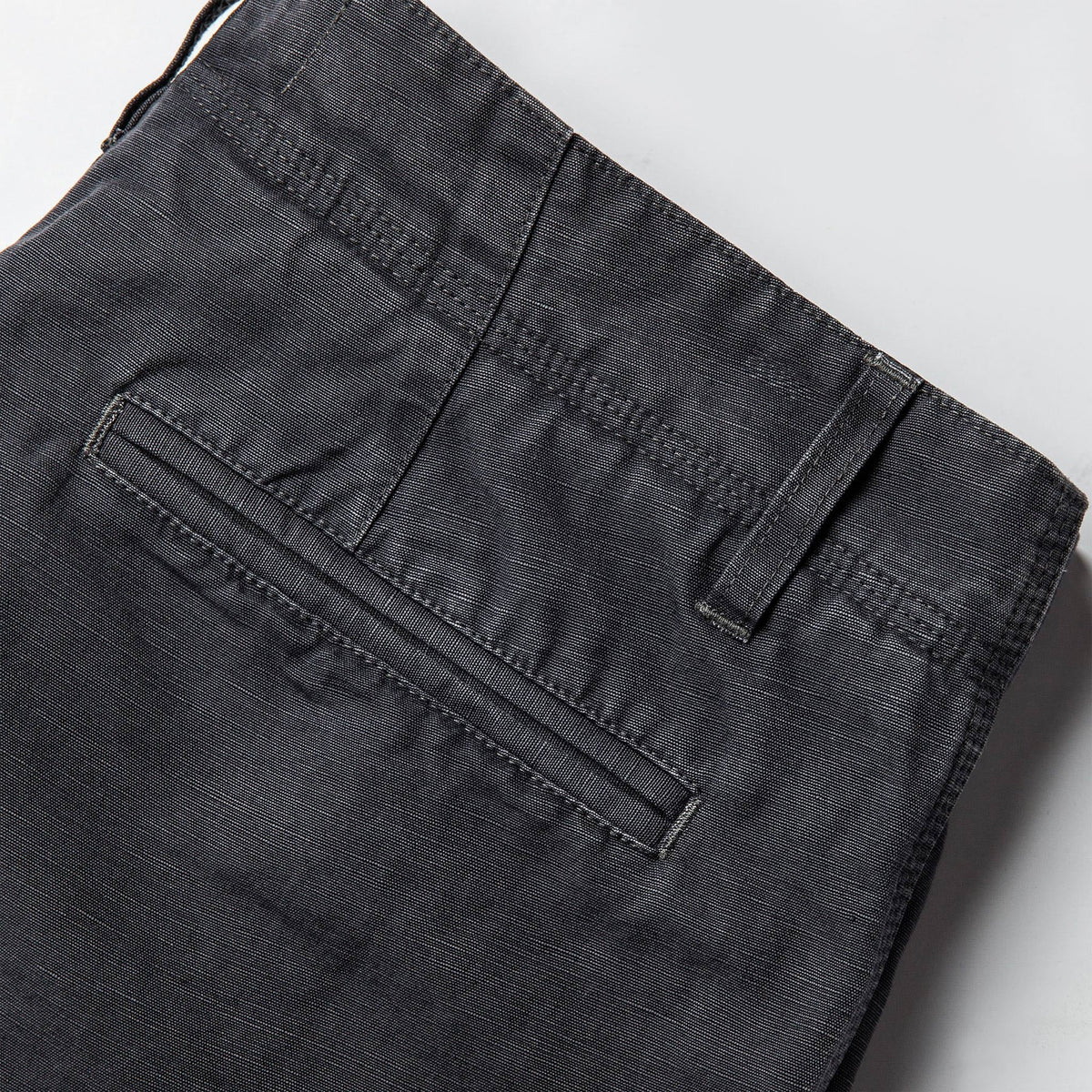The Morse Pant in Charcoal Slub Linen