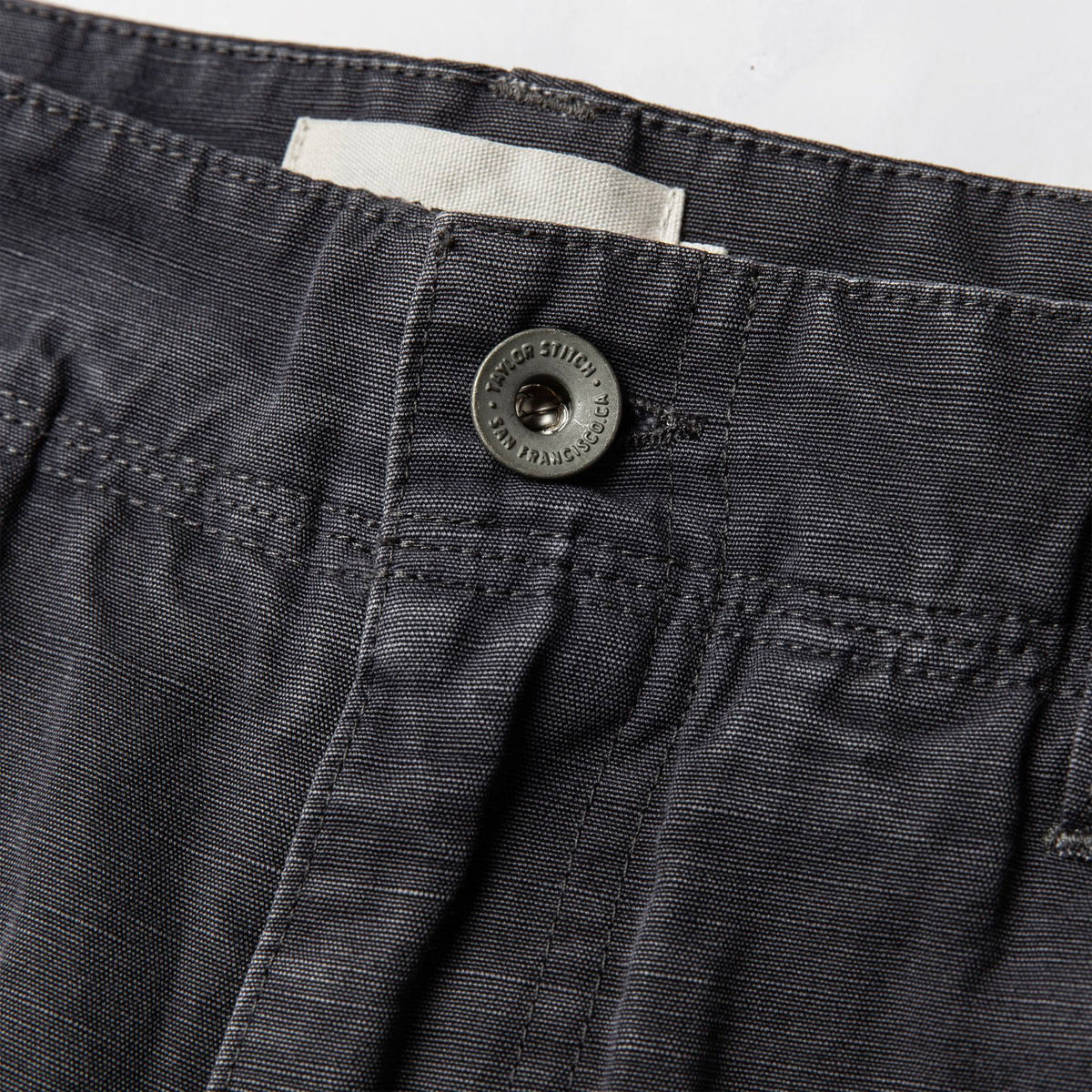 The Morse Pant in Charcoal Slub Linen