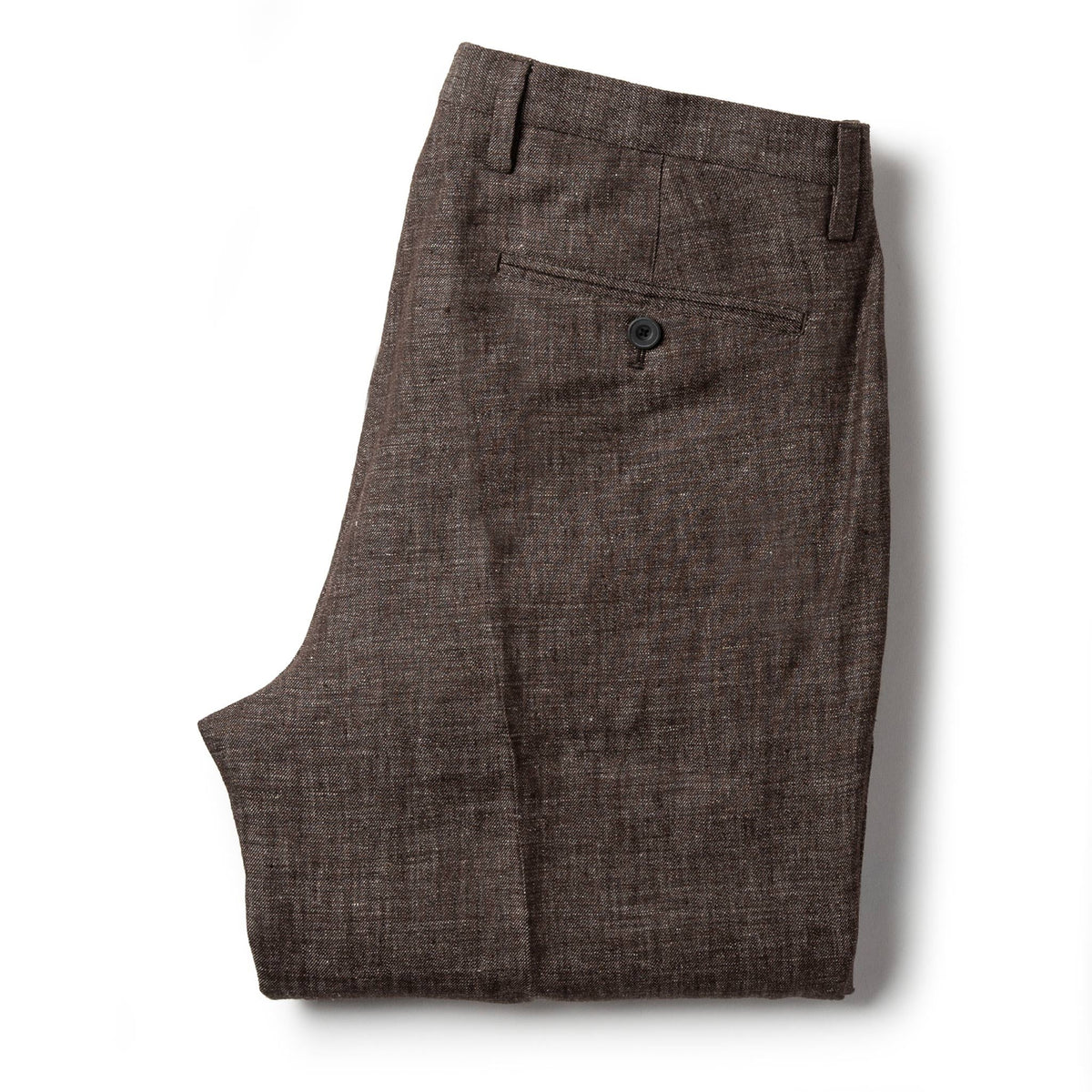 The Sheffield Trouser in Cocoa Linen