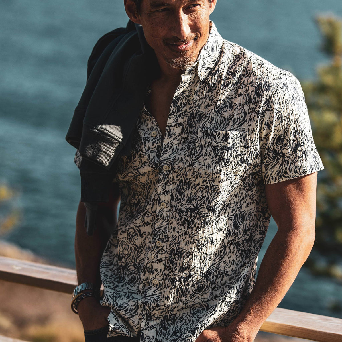 The Short Sleeve Jack in Whitewater