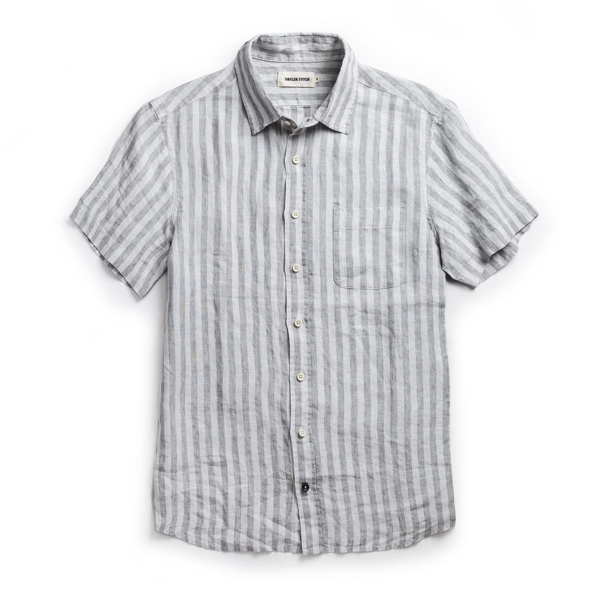 The Short Sleeve California in Grey Stripe