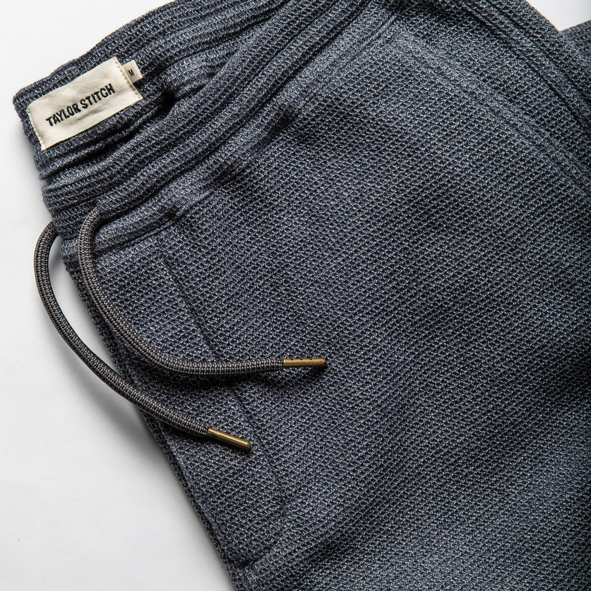 The Apres Pant in Charcoal Waffle