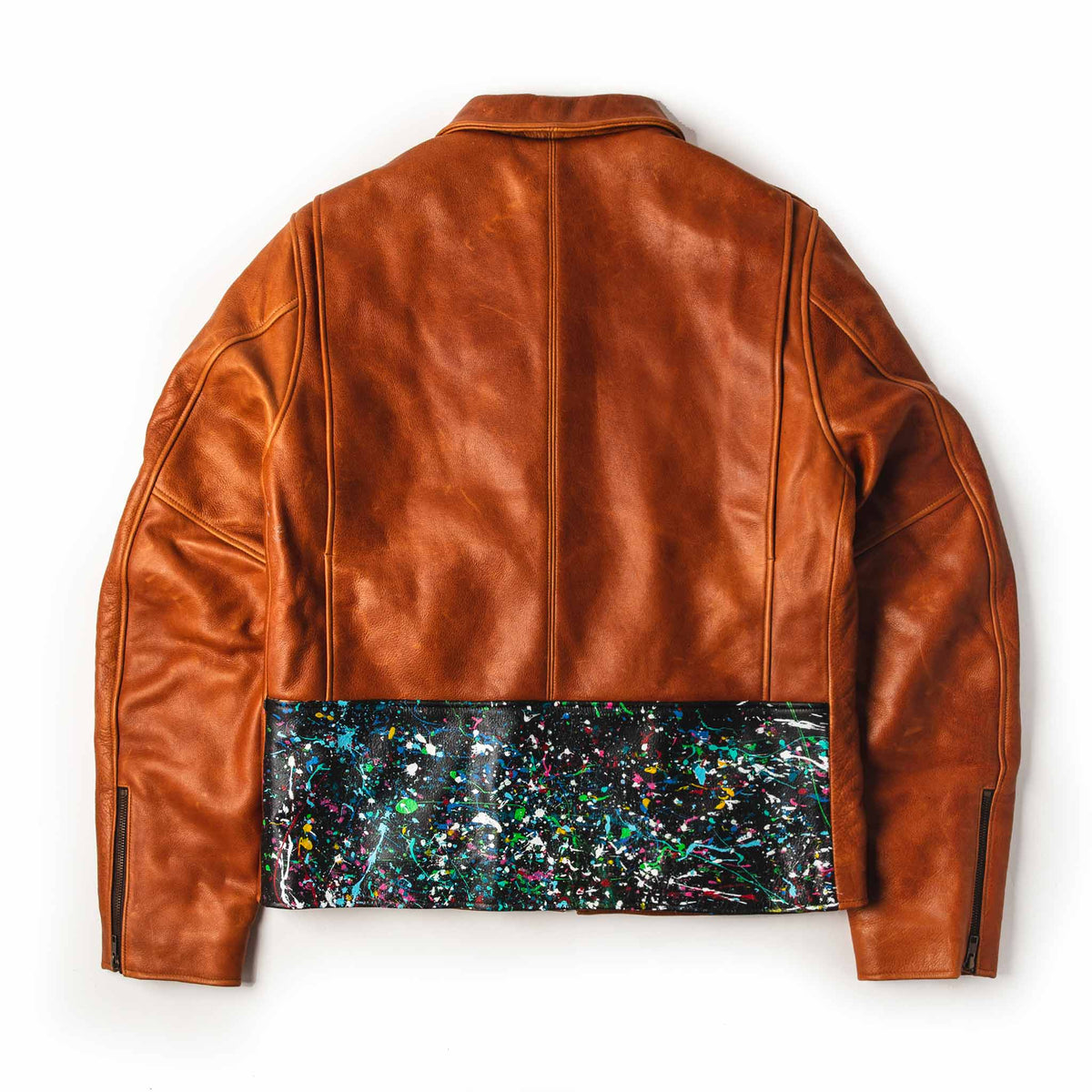 The Moto Jacket in Whiskey & Cosmos