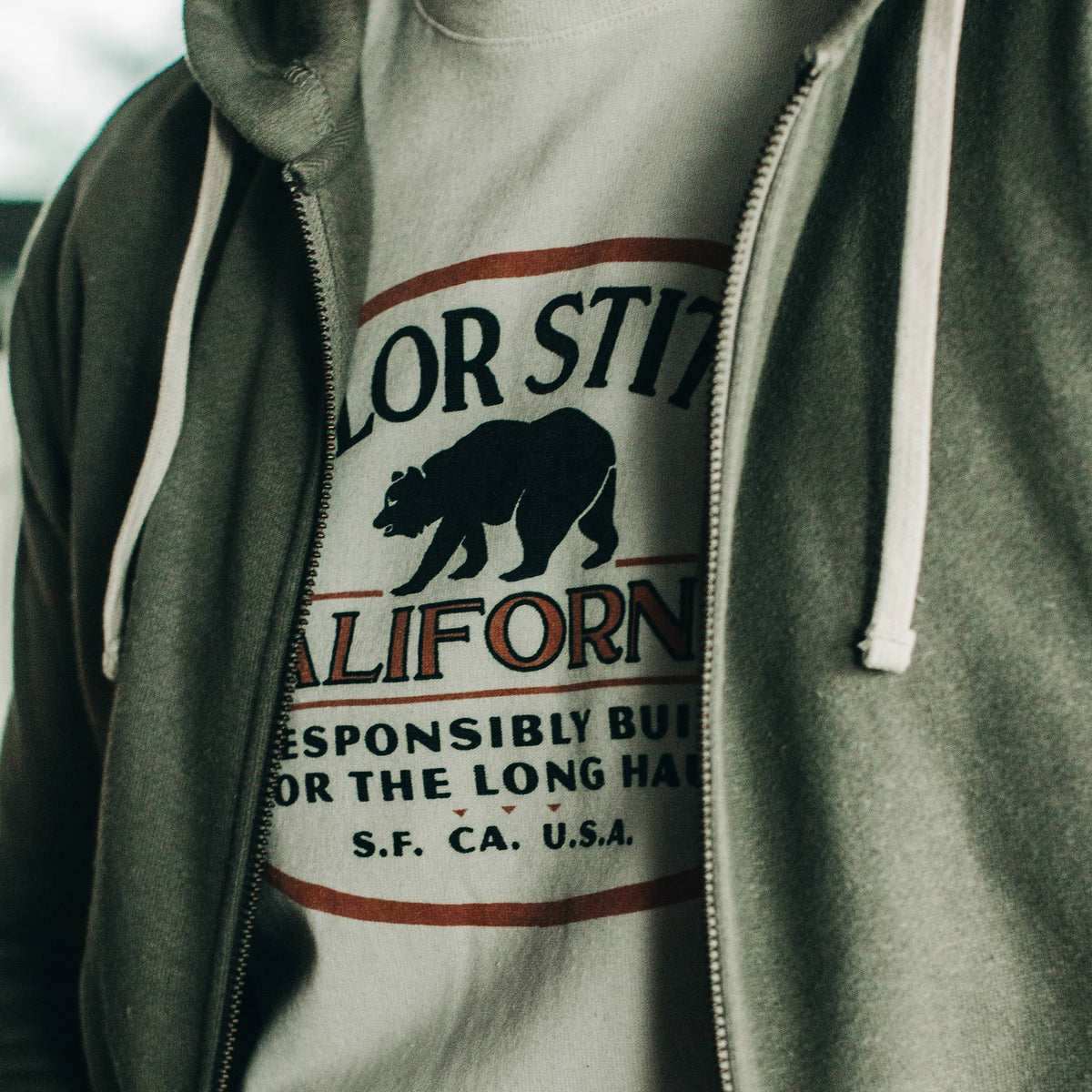 The Heavy Bag Tee in Vintage California
