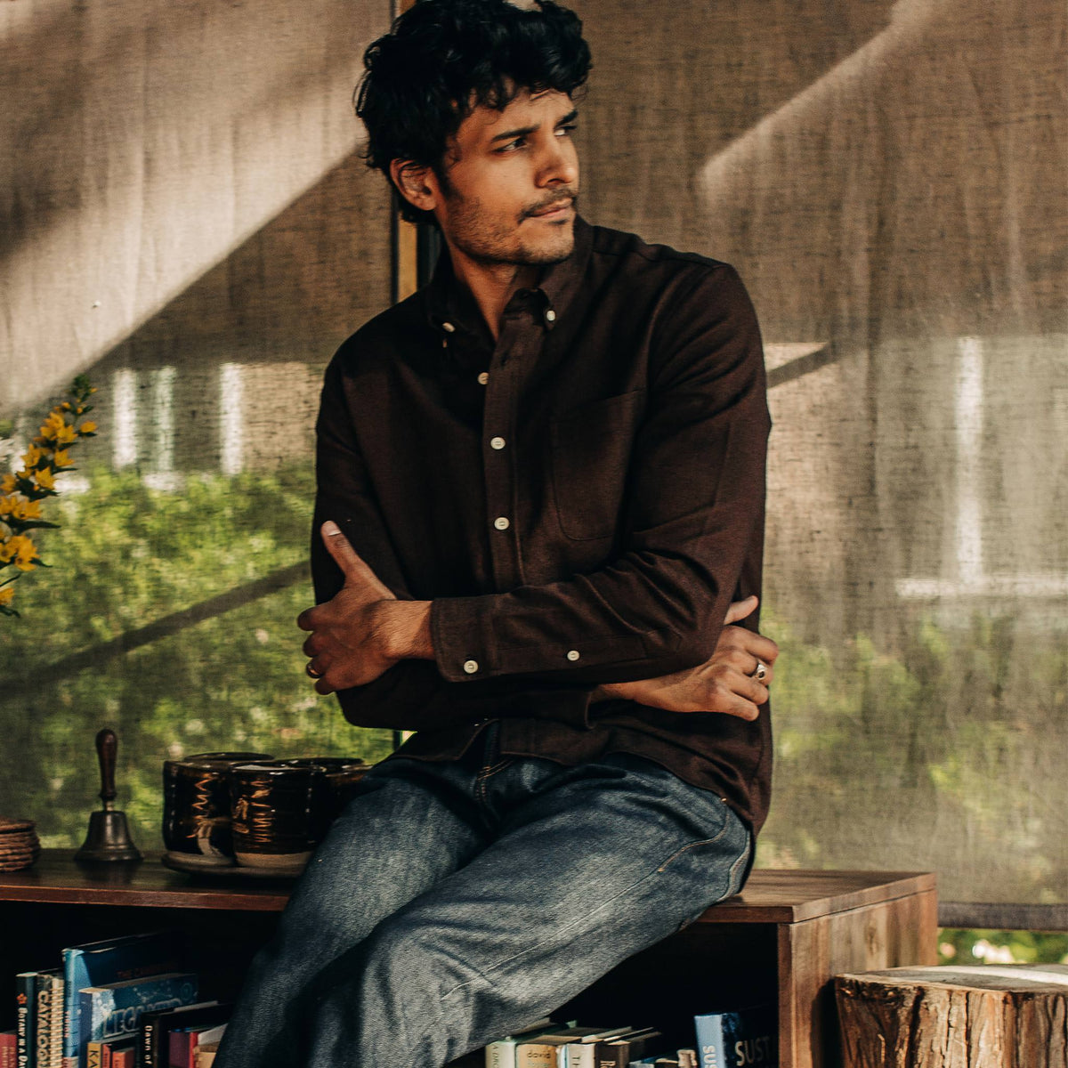 The Jack in Brushed Rust Oxford