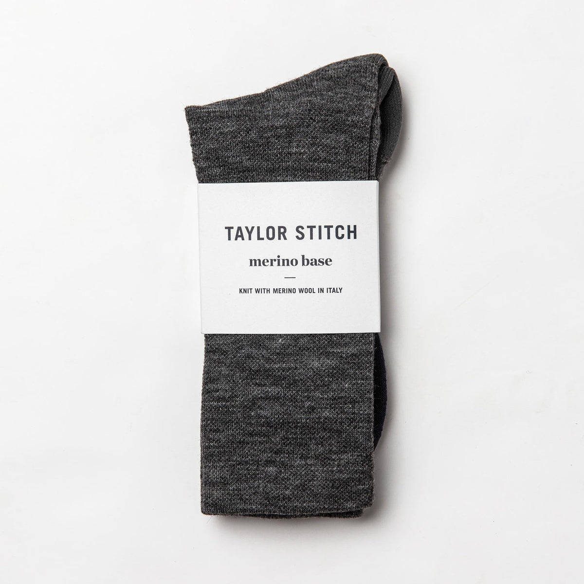 The Merino Sock in Charcoal