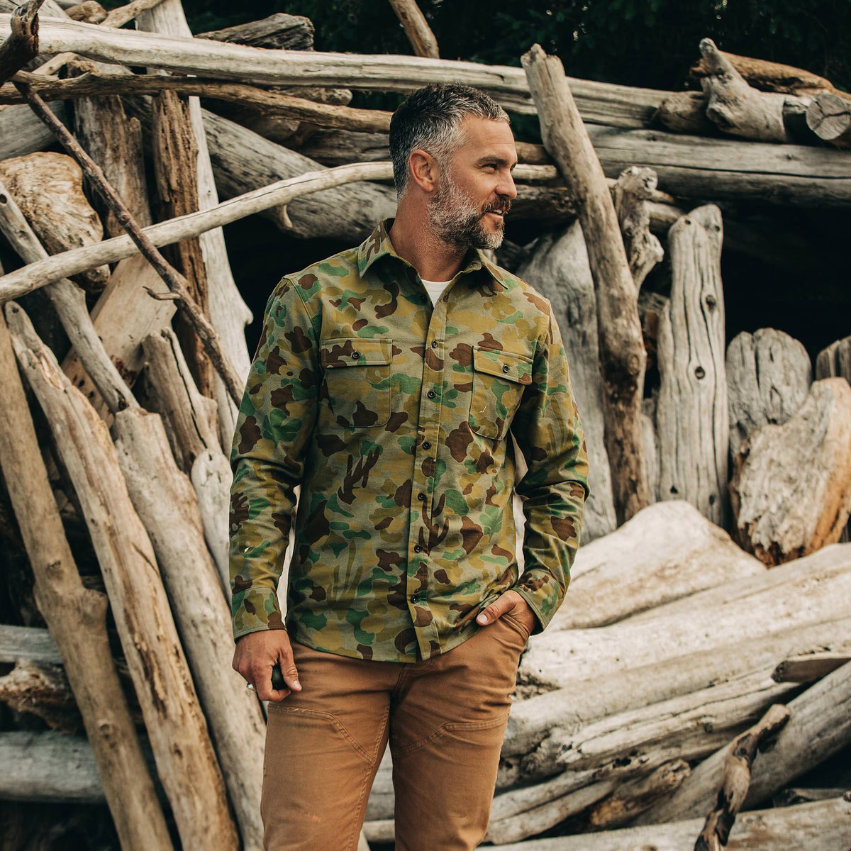 The Yosemite Shirt in Arid Camo
