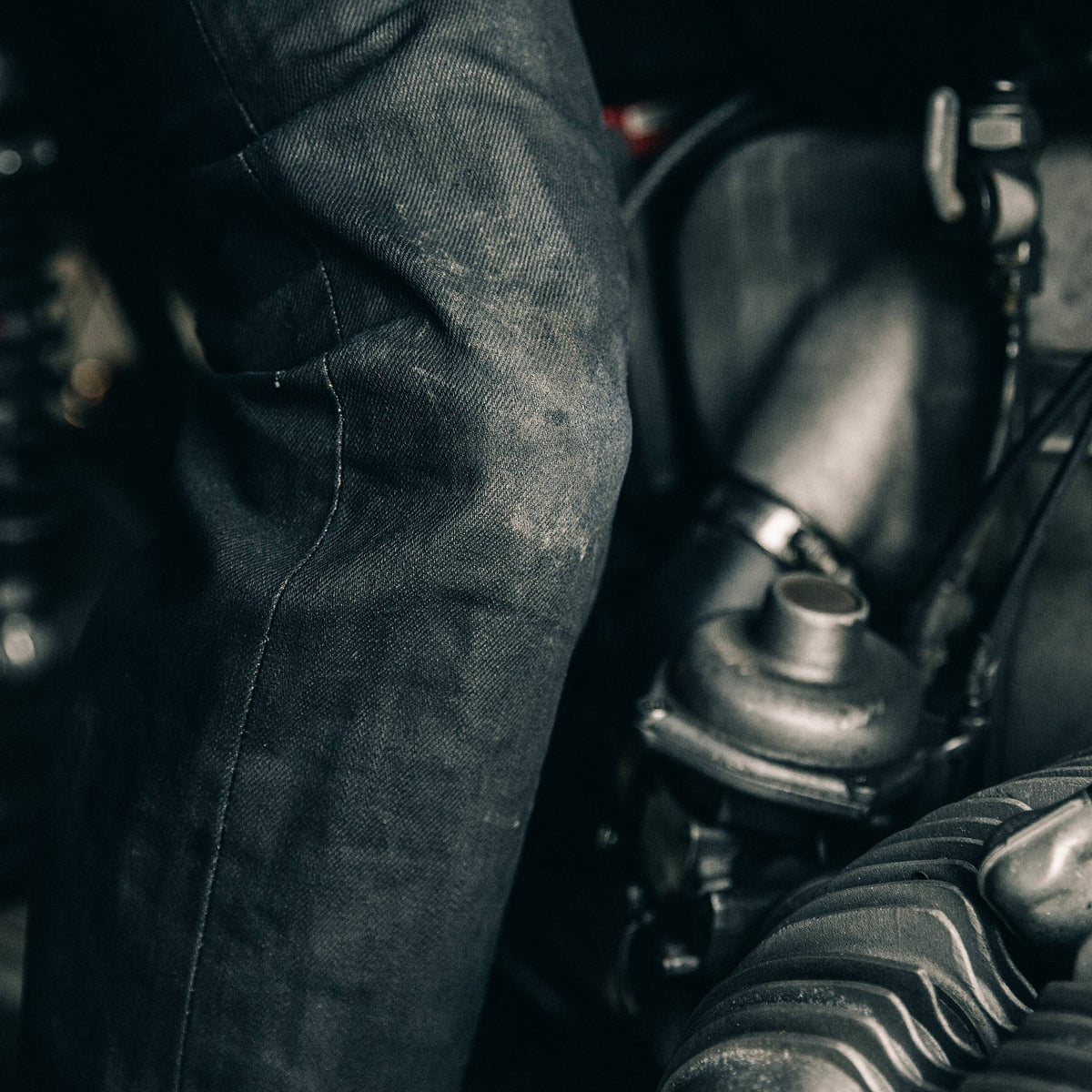 The Democratic Jean in Black Over-dye Selvage