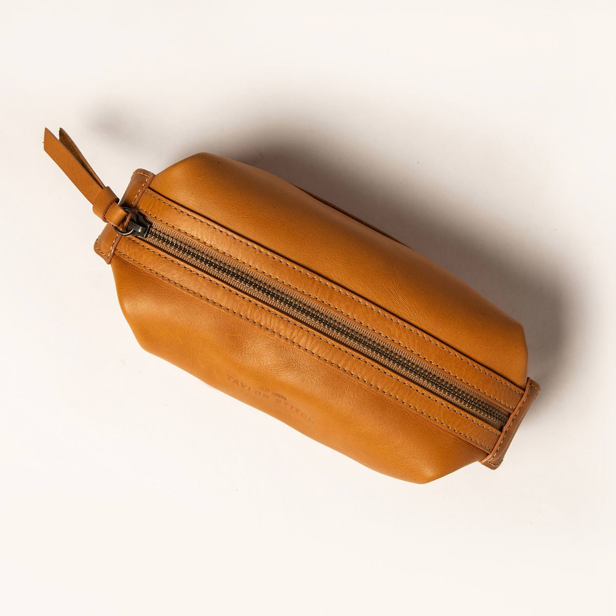 The Dopp Kit in Saddle Tan