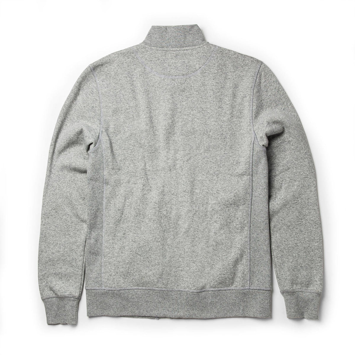 The Heavy Bag Bomber in Heather Grey Fleece