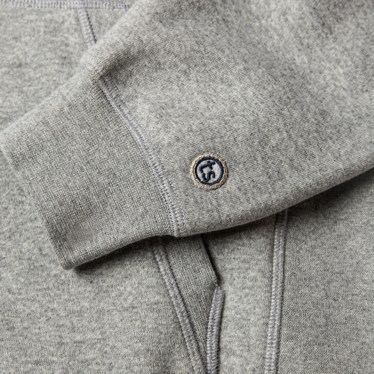 The Heavy Bag Hoodie in Heather Grey Fleece