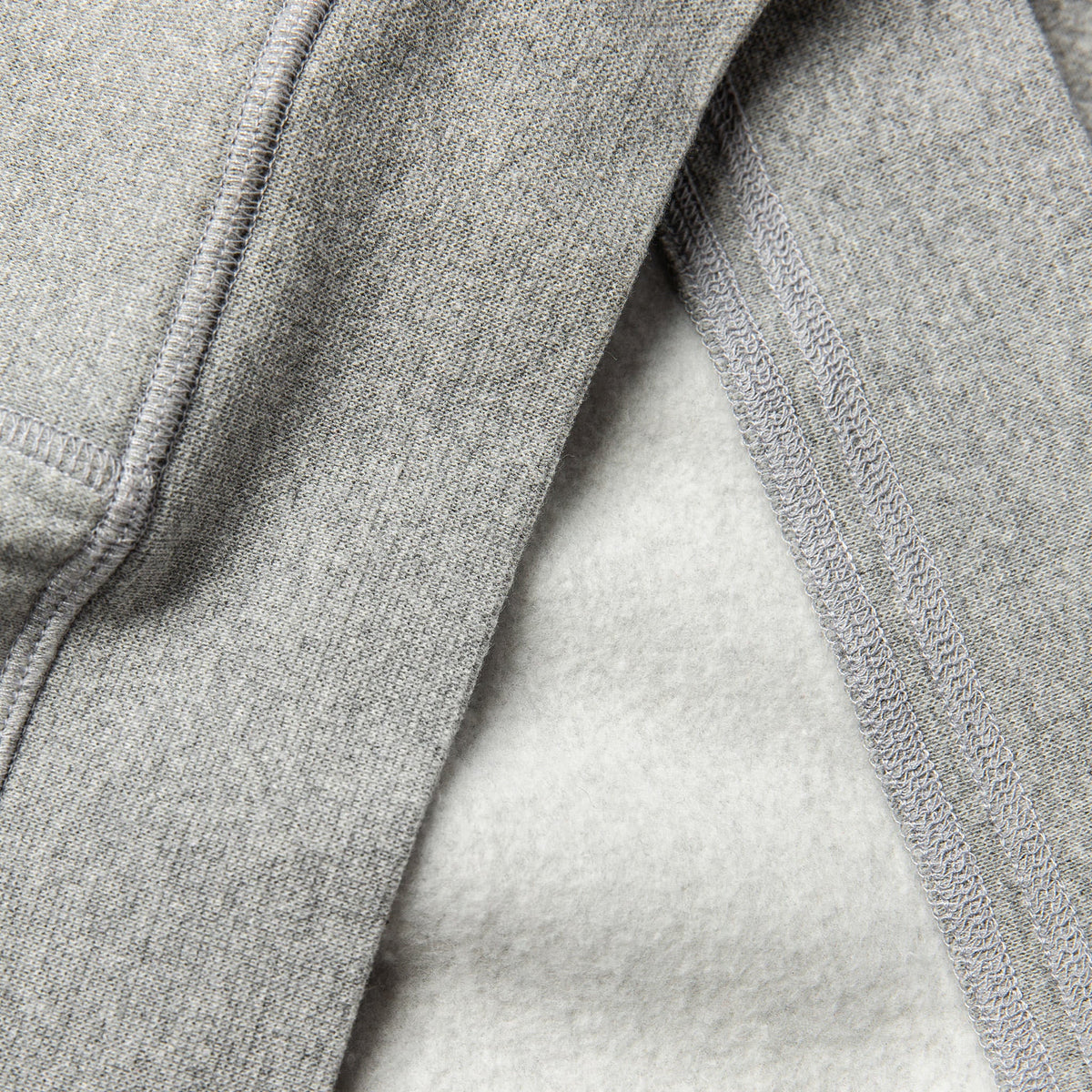 The Heavy Bag Hoodie in Heather Grey Fleece