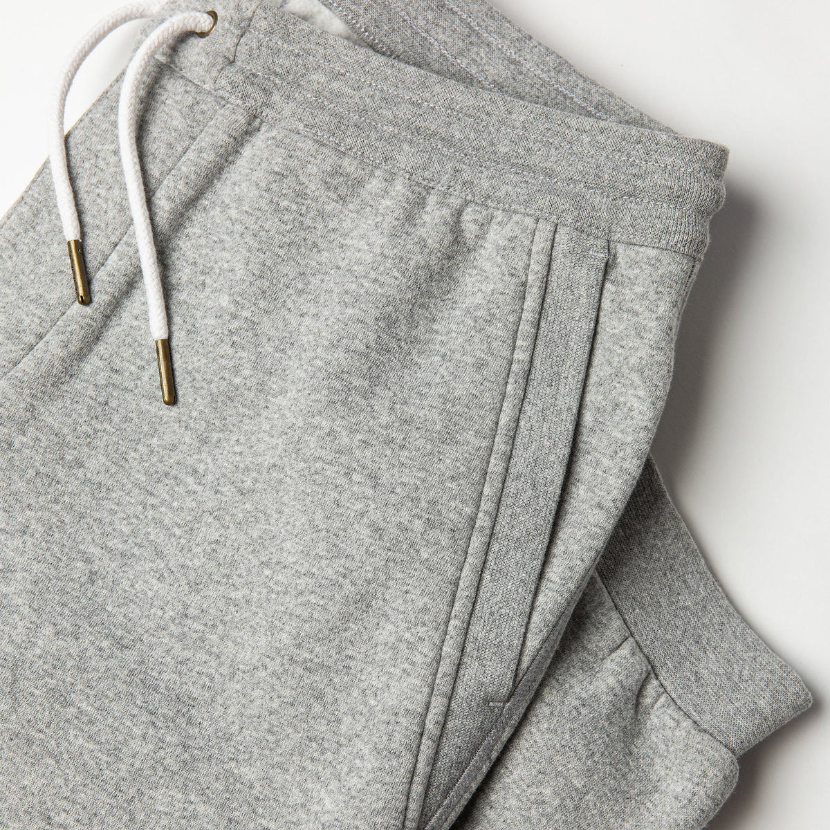 The Heavy Bag Pant in Heather Grey Fleece