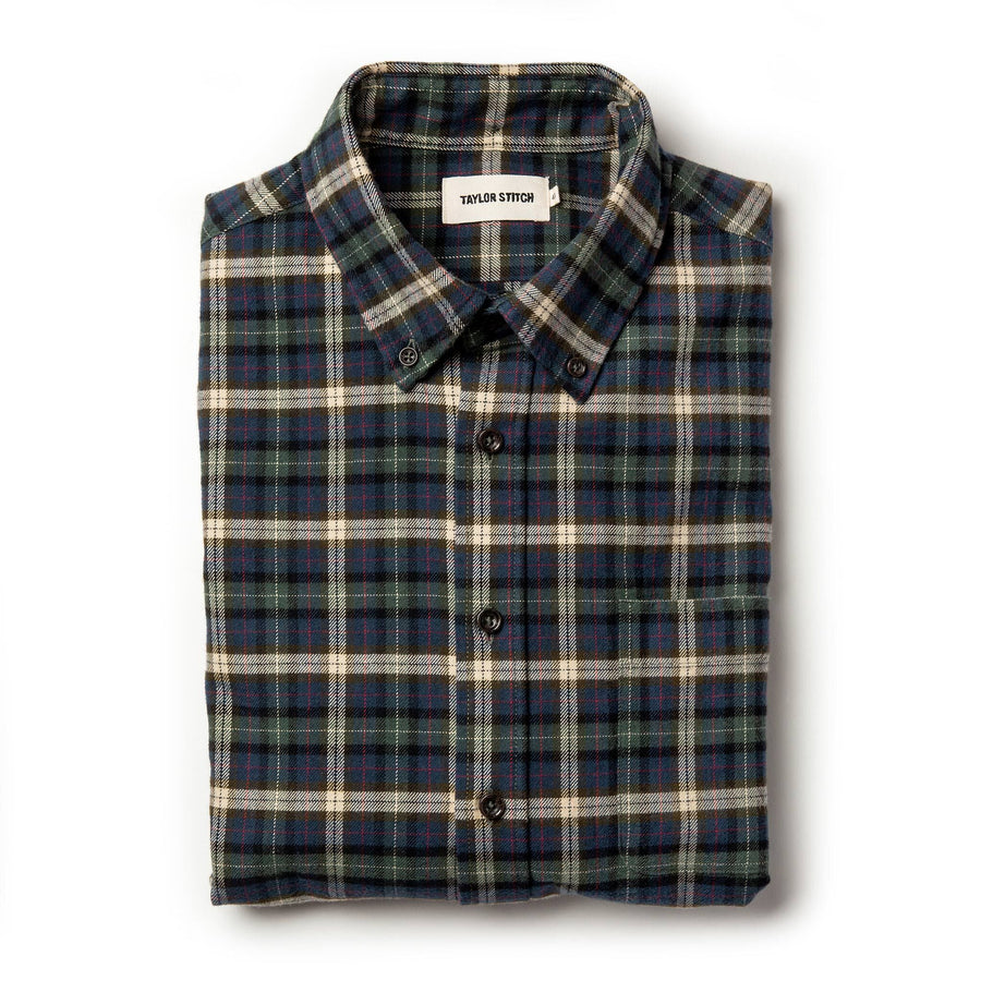 The Jack in Brushed Green Plaid