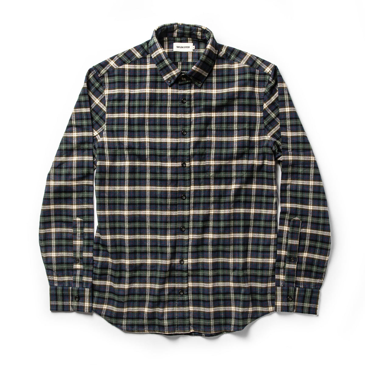 The Jack in Brushed Green Plaid