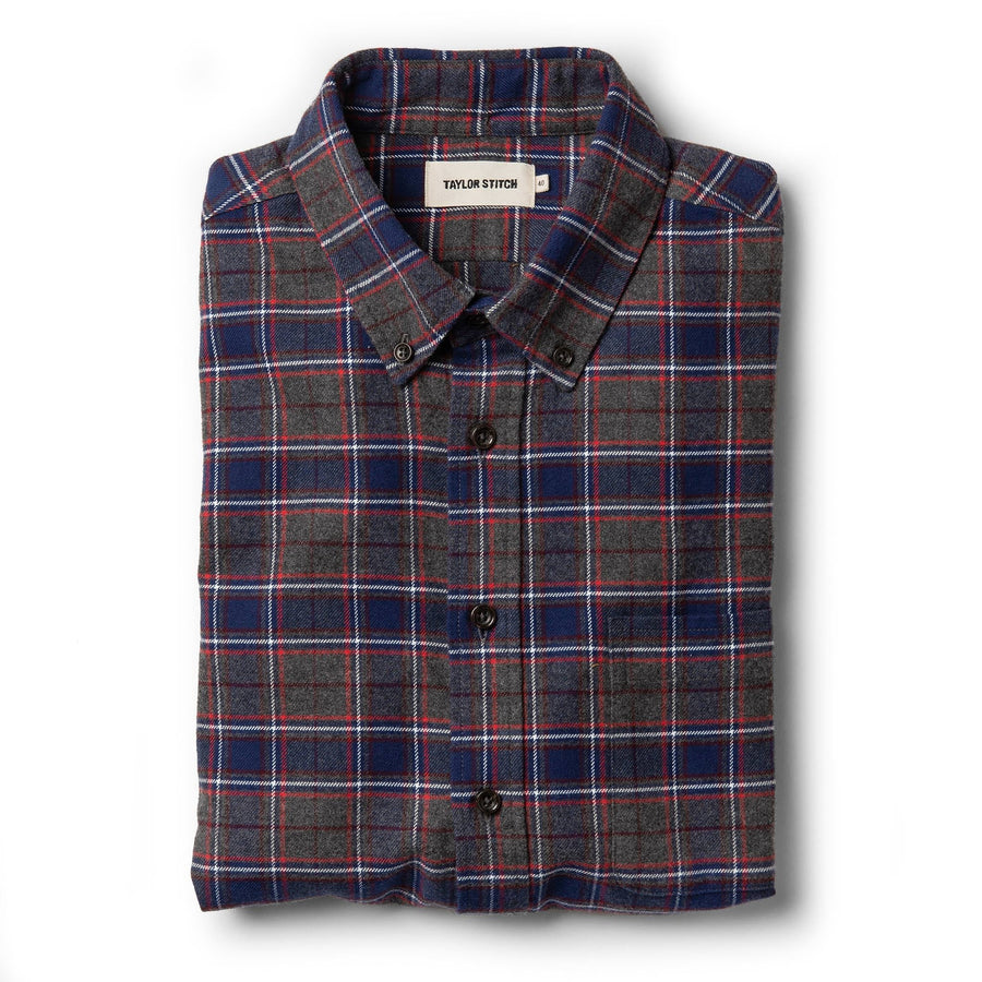 The Jack in Brushed Grey Plaid