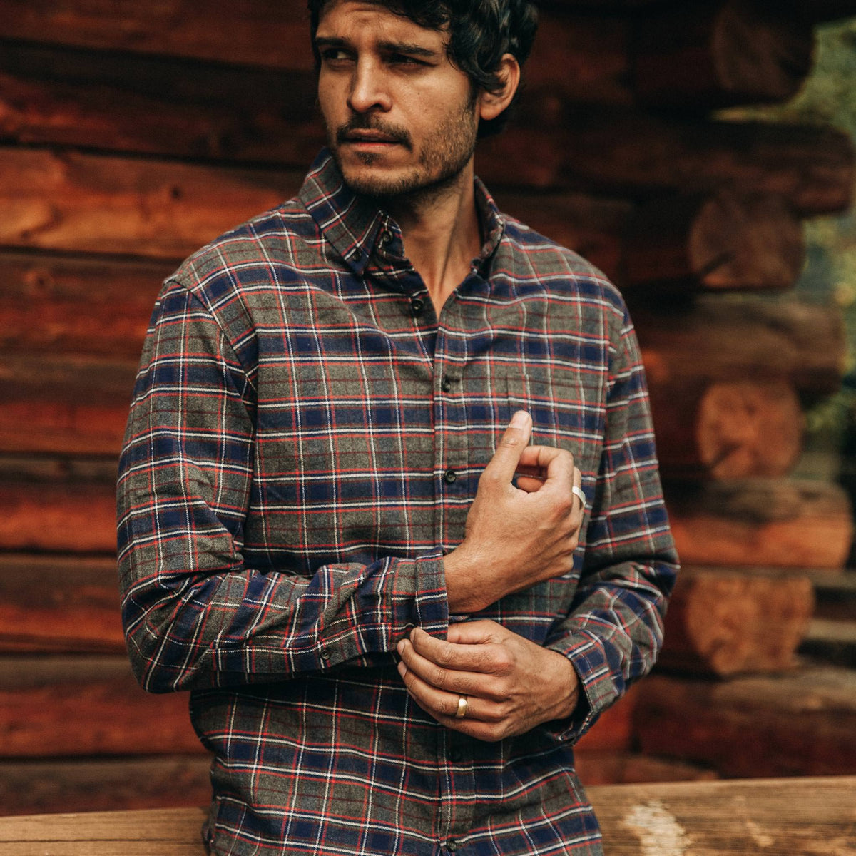The Jack in Brushed Grey Plaid