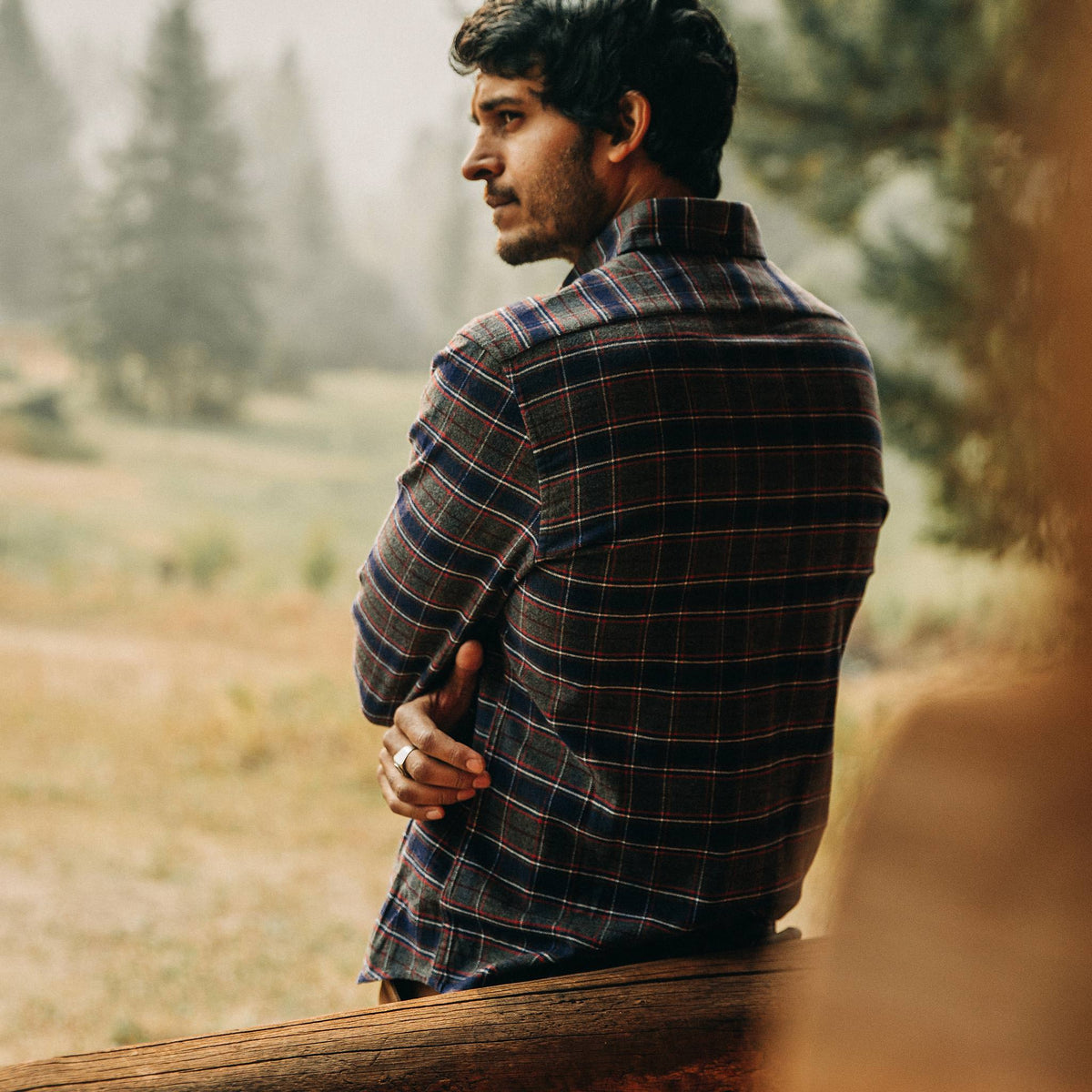 The Jack in Brushed Grey Plaid