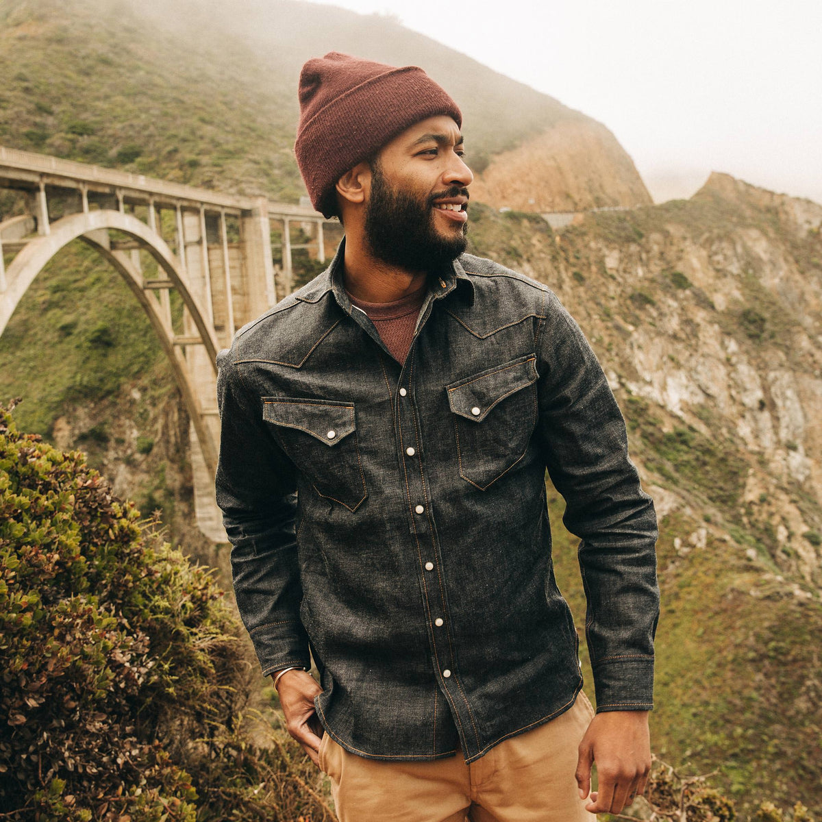 The Western Shirt in Nihon Menpu Reserve Selvage