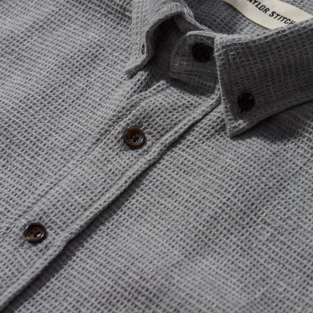 The Short Sleeve Jack in Ash Waffle