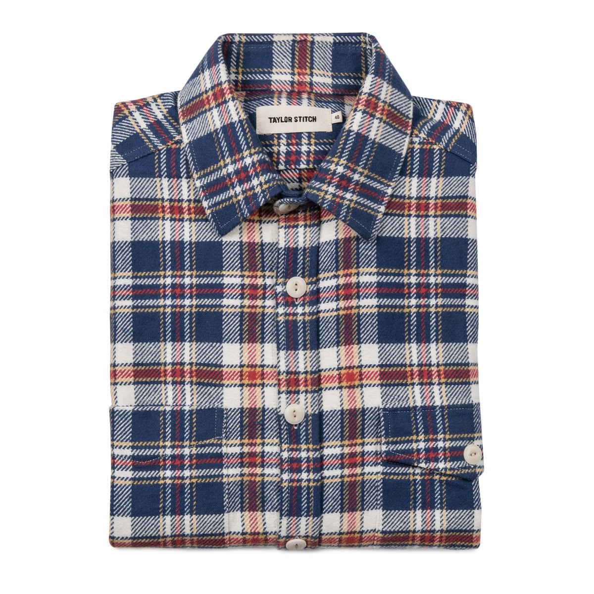 The Crater Shirt in Navy Plaid