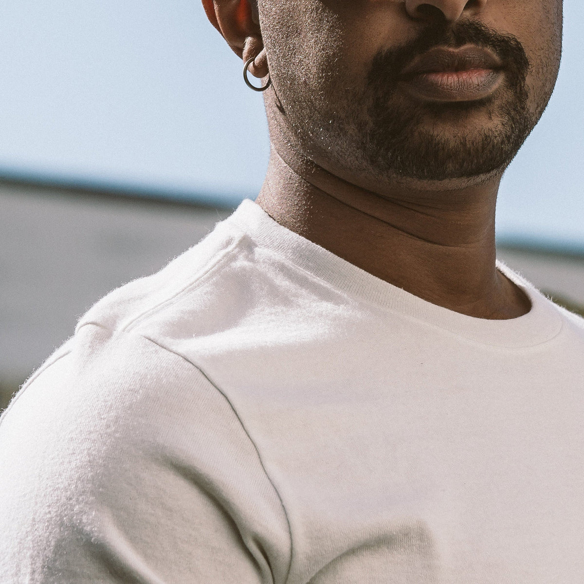 The Triblend Tee in White