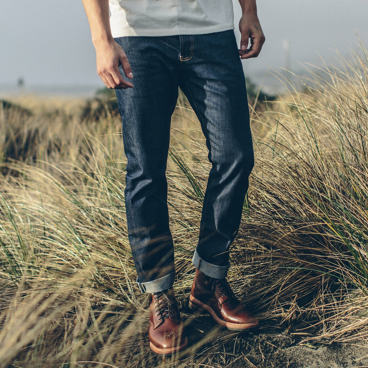 The Slim Jean in Organic '68 Selvage