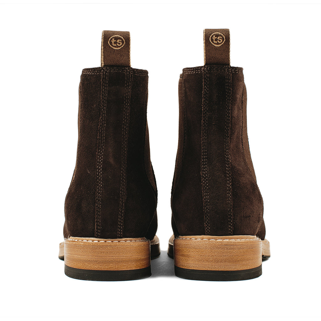 The Ranch Boot in Weatherproof Chocolate Suede