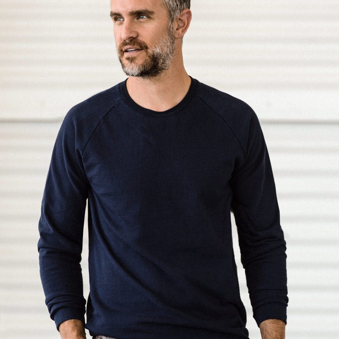 The Heavy Bag Long Sleeve in Navy