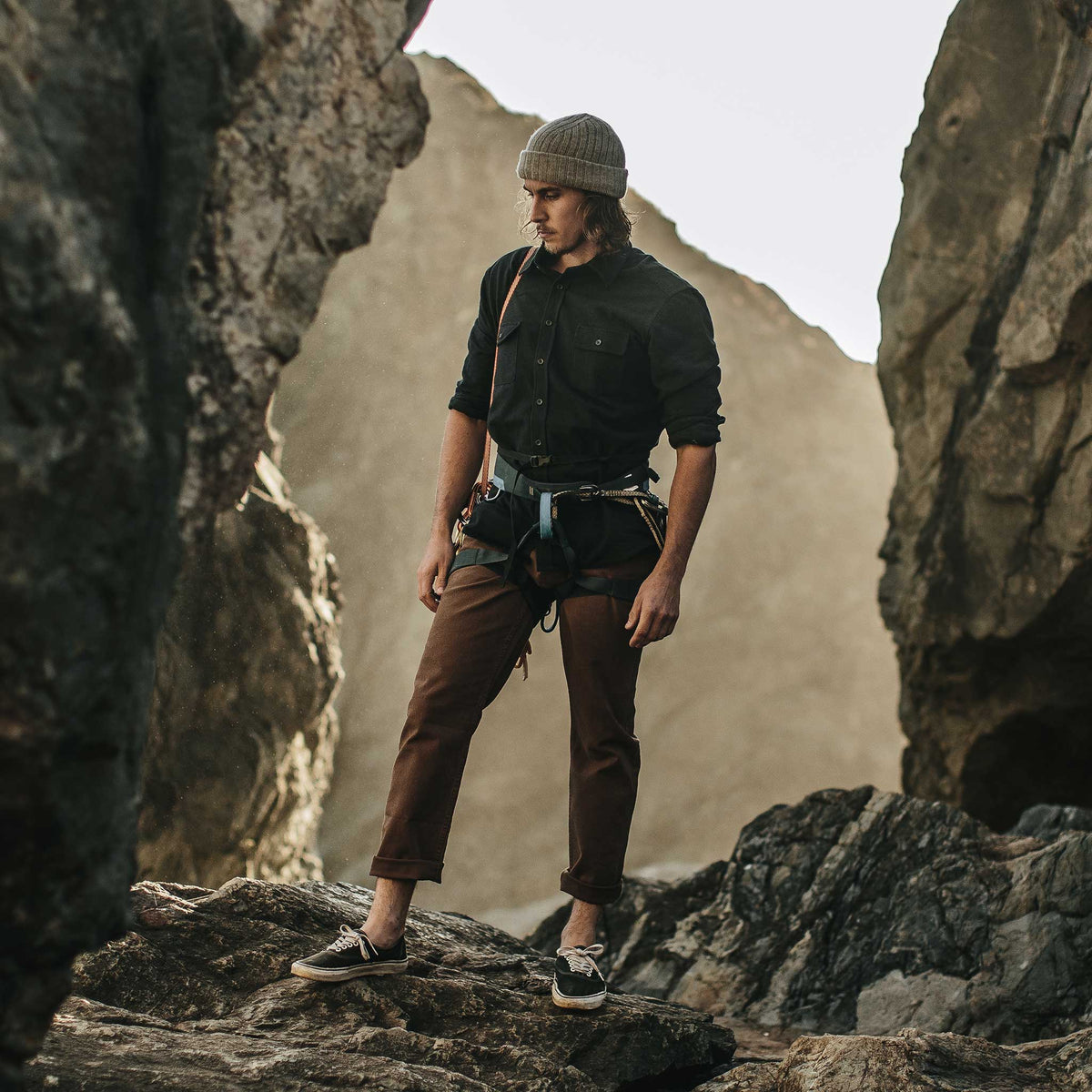 The Camp Pant in Washed Timber