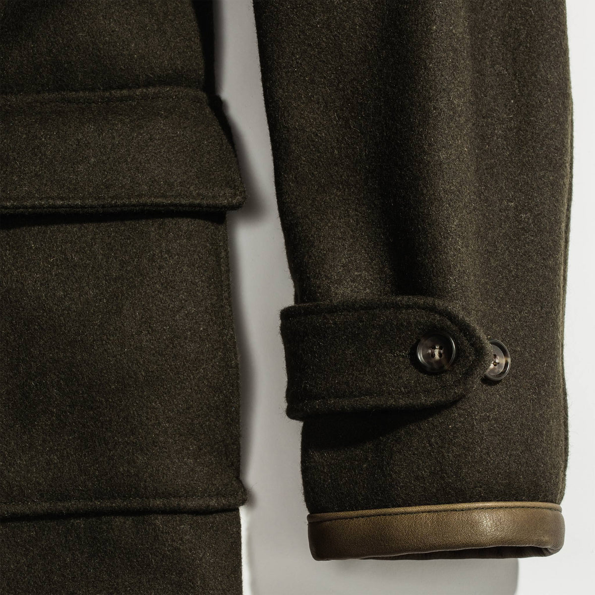 The Tomales Coat in Loden Wool