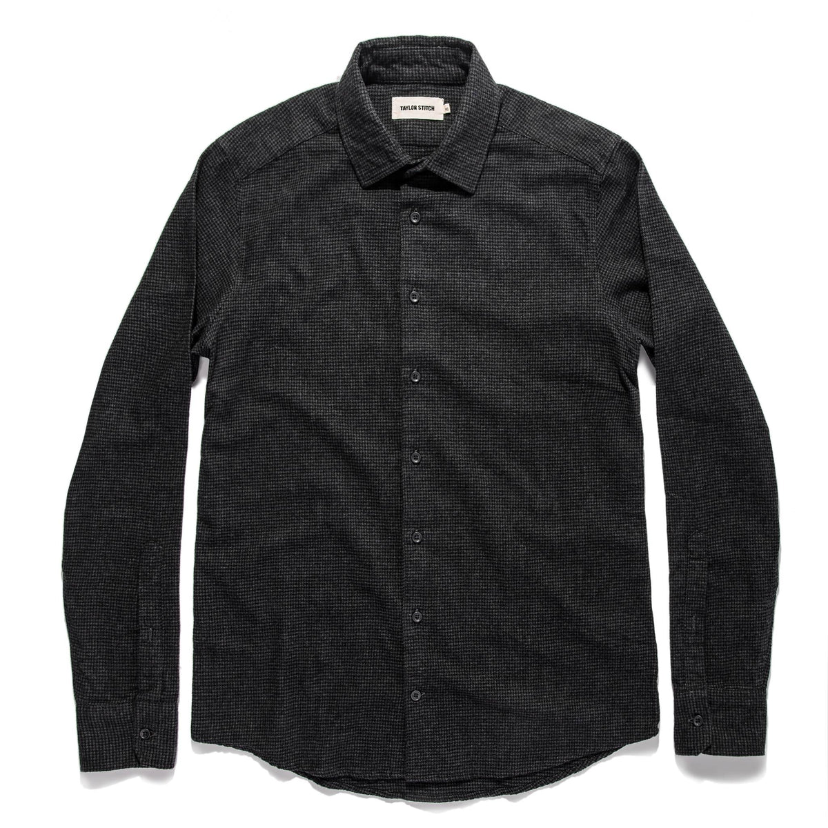 The Hyde in Charcoal Brushed Houndstooth