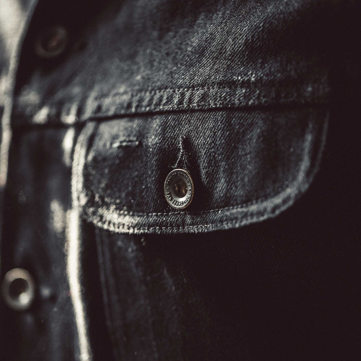 The Long Haul Jacket in Kuroki Mills Black Selvage