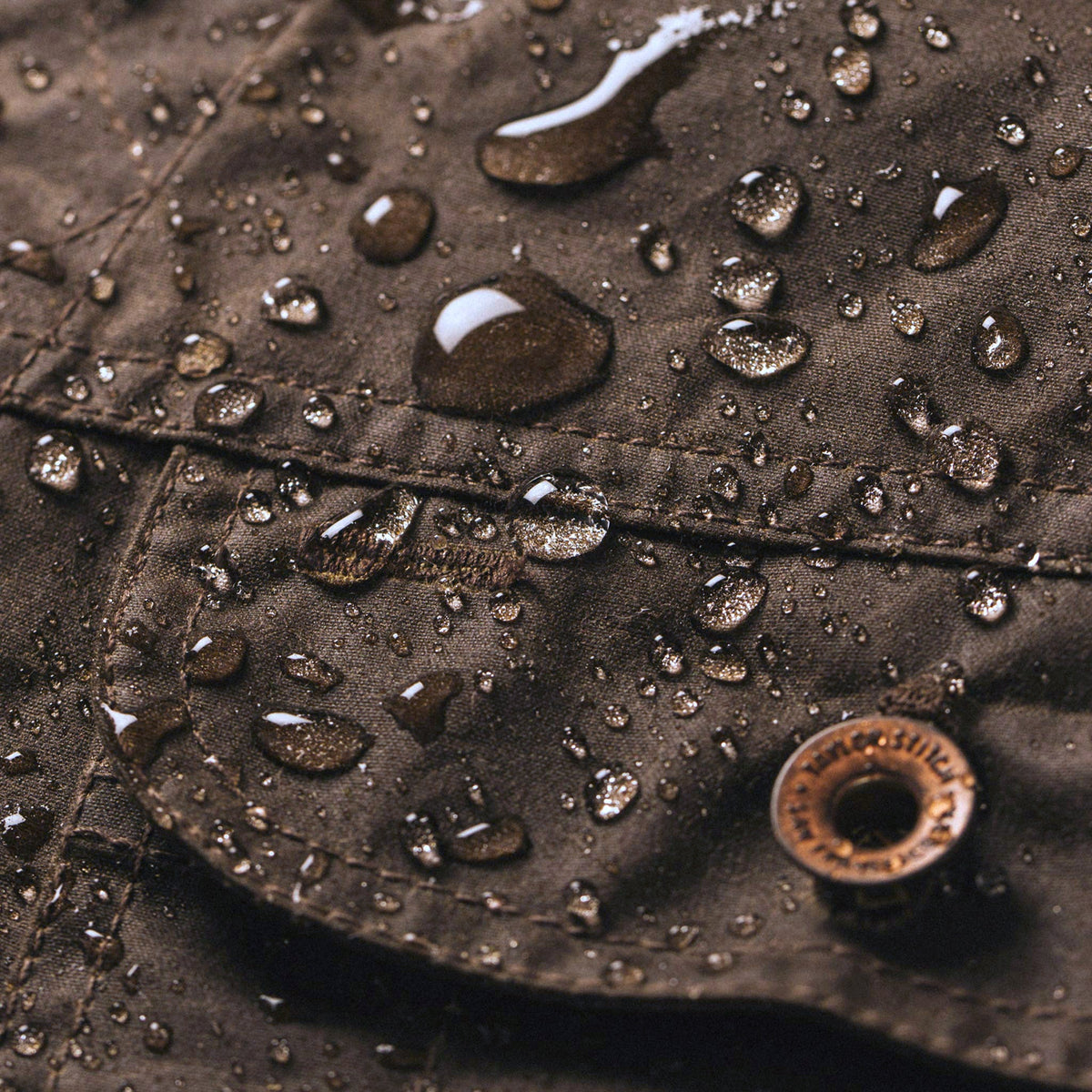 The Long Haul Jacket in Tobacco Waxed Canvas