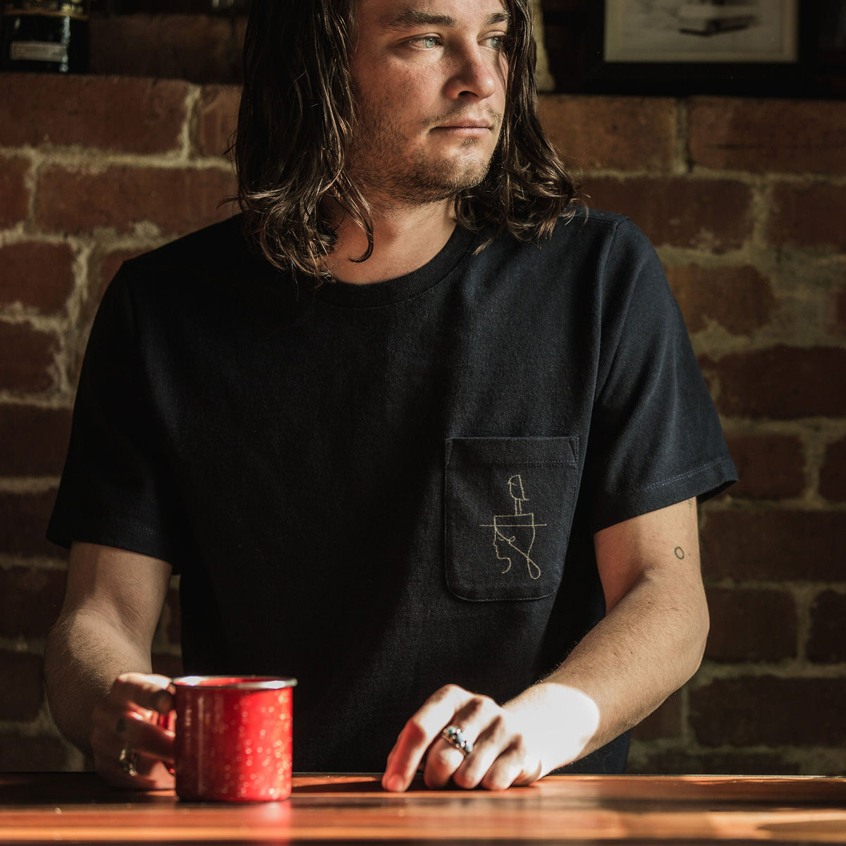 The Heavy Bag Tee in Lady Bird