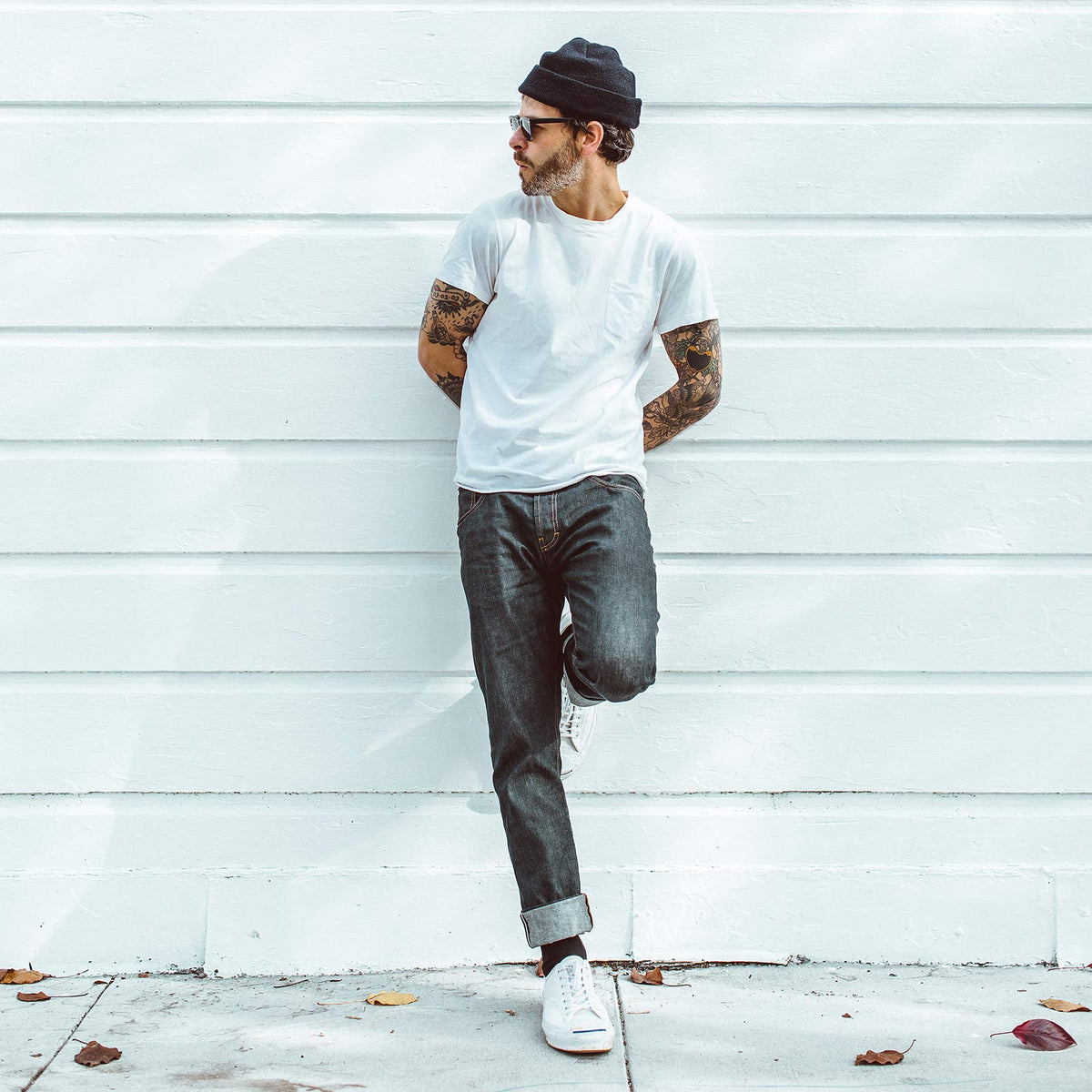 The Slim Jean in Kurabo Slub Denim