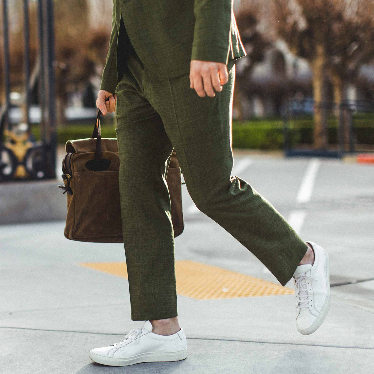 The Telegraph Trouser in Evergreen