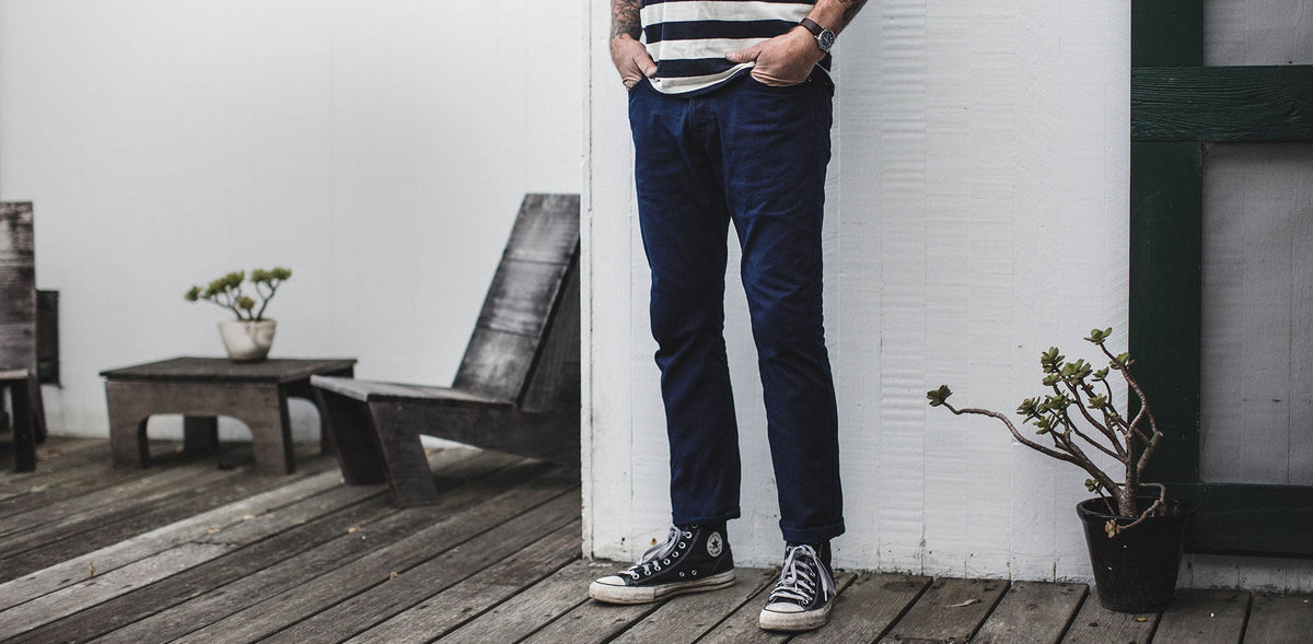 The Slim Jean in Double Indigo Standard