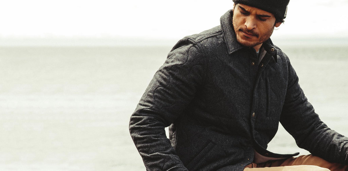 The Wilton Jacket in Navy Birdseye Wool