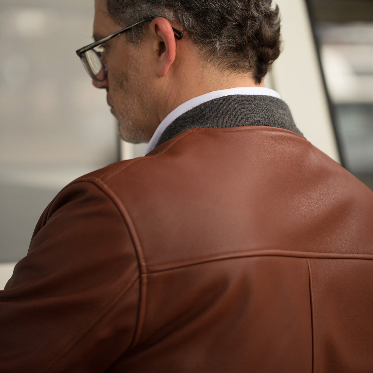 The Presidio Jacket in Cognac